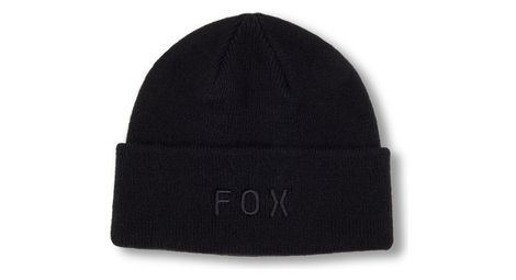 fox wordmark damenmutze schwarz