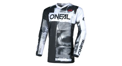 Maillot de manga larga O'Neal Element Roller Negro/Blanco, Hombre