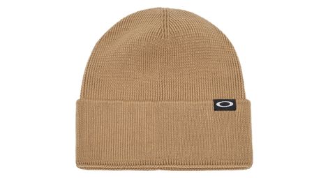 Gorro oakley cuffed ellipserc beige