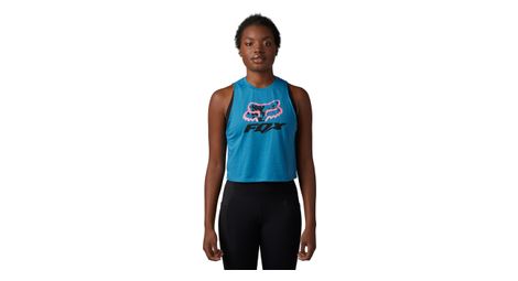 Débardeur fox morphic crop femme blueberry bleu