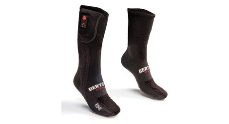 Chaussettes chauffantes noires - elite | usb - modèle randonnée