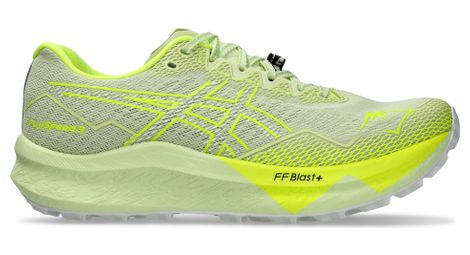 Chaussures trail asics fujispeed 3 vert/jaune femme 