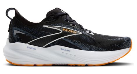 Brooks glycerin 22 scarpe da corsa nero/arancione uomo