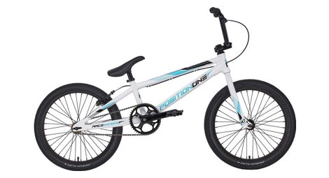 Bmx race position one race pro 20'' blanco/azul/negro