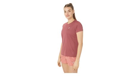 Maglia a manica corta asics core run red donna xs