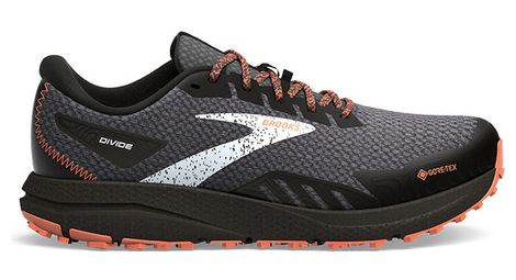 Brooks divide 4 gtx uomo scarpe da trail nero rosso 42.1/2