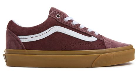 Chaussures vans old skool corduroy pop brown