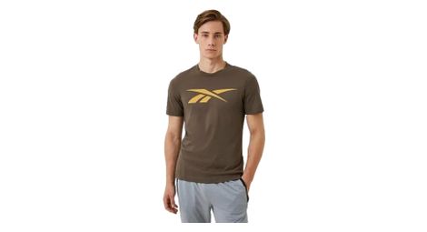 Maillot manches courtes reebok graphic series vector marron