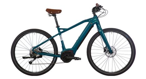 Bicyklet gabriel bicicletta elettrica per il fitness shimano altus 9s 500 wh 700 mm metallic teal