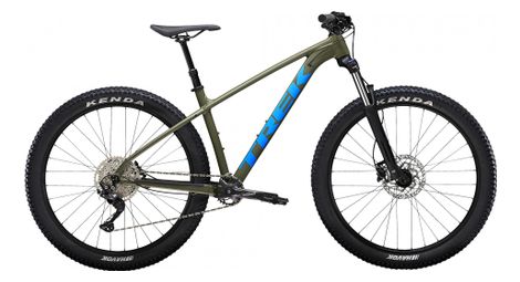 Vtt semi rigide trek roscoe 6 shimano deore 10v 27 5 plus vert olive bleu 2023