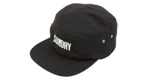 Casquette sunday strength 5 panel camper black - couleur - noir