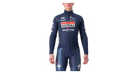 Chaqueta de manga larga castelli perfetto ros 2 soudal quick step 2023 azul xxl