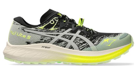 Chaussures trail asics fuji lite 5 noir/vert femme