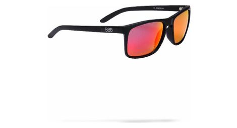 Lunettes polarisee bbb town noir mat rouge