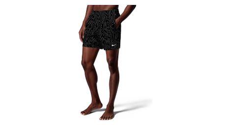 Costume da bagno Nike Swim Breaker Logofetti nero da uomo