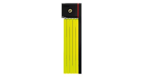 Antivol pliable abus bordo ugrip 5700 / 80cm vert lime + support sh