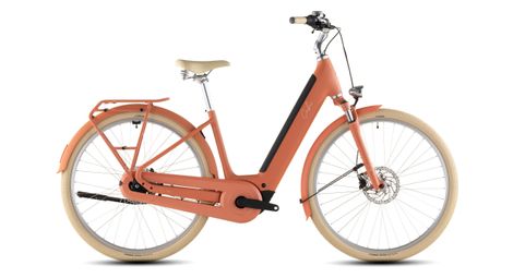 Vélo de Ville Électrique Cube Aruba Hybrid 600 Easy Entry Shimano Nexus 5V 600 Wh 700 mm Orange Papaya 2026