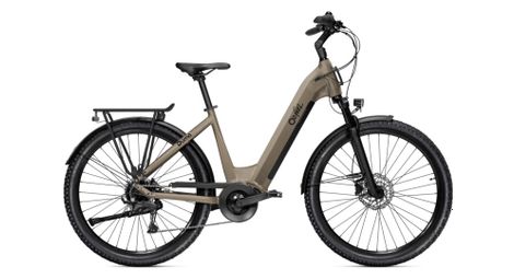 Vélo de Ville Électrique O2feel Duma Adventure 5.1 Shimano Cues 9V 730 Wh 27.5" Beige