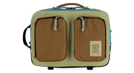 Sac à dos topo designs global briefcase 14l khaki/bleu