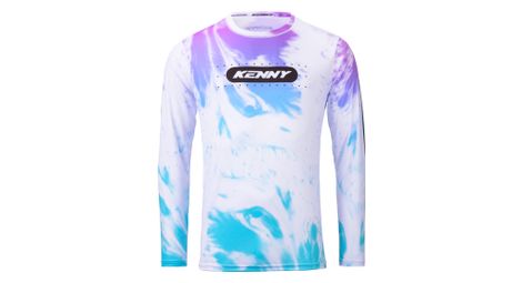 Maillot Manches Longues Enfant Kenny Elite Violet/Blanc