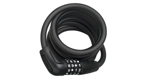 Abus serrure à câble code numero 5510c/180 noir