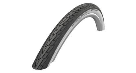 Pneu schwalbe road cruiser 28x1.40/700x32c k-guard green comp. hs484 twinskin rig. noir/blanc 37-622