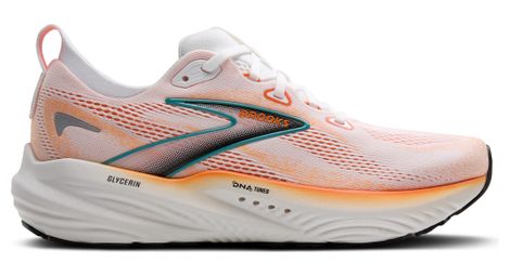 Brooks glycerin 22 uomo scarpe da corsa bianco/arancione