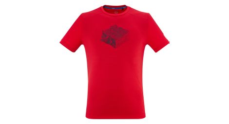 Camiseta millet kamet map roja para hombre