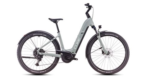 Cube nuride hybrid pro 800 allroad easy entry bicicletta ibrida elettrica shimano cues 10s 800 wh 29'' verde pistacchio 2025