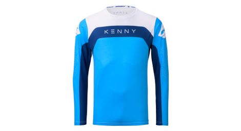 Maillot manches longues enfant kenny elite bleu/blanc