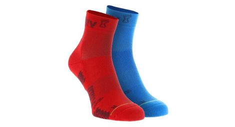 Chaussettes inov 8 traify mid beu rouge unisex