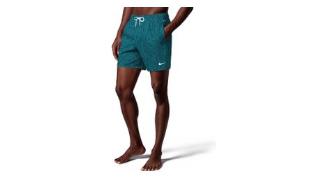 Bañador Nike Swim Breaker Logofetti verde para hombre