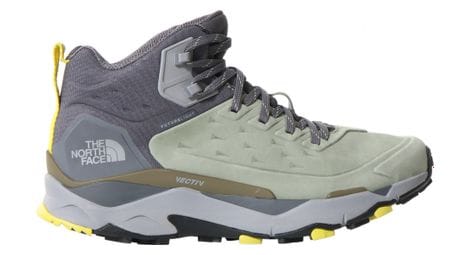 The north face vectiv exploris mid futurelight green hiking shoes for men