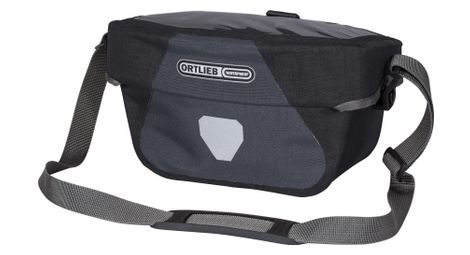 Bolsa de manillar Ortlieb Ultimate Six Plus 5 L, gris granito y negro
