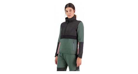 Polaire femme mons royale merinos decade vert noir