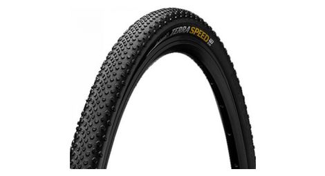 Pneu Continental terra speed 700x45c protection tubeless ready souple noir/transparent 45-622