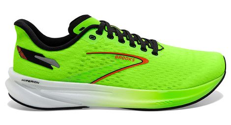 Chaussures running brooks hyperion vert orange homme