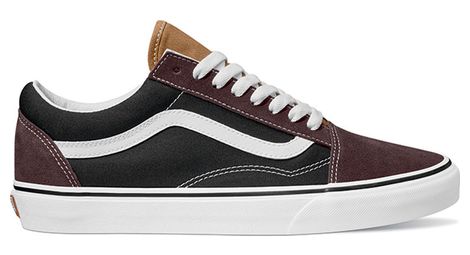 Scarpe vans old skool color block black/brown 44