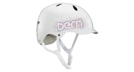 Casco bern bandita eps confeti blanco