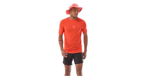 Maillot Manches Courtes Compressport Trail Racing Orange Homme
