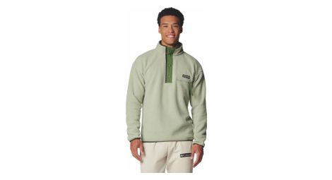 Columbia helvetia ii half snap fleecejacke grün herren