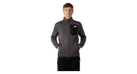 The North Face Crest Fleecejacke Grau Mann