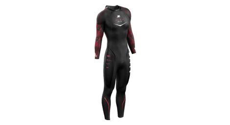 Traje de neopreno z3rod flex max negro rojo