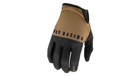 Guantes largos fly racing media negro/caqui