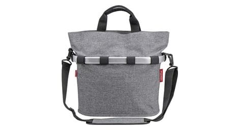 Panier arrière basil oval s twist basket gris