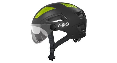 abus hyban 2 0 ace velvet gray helmet with transparent visor