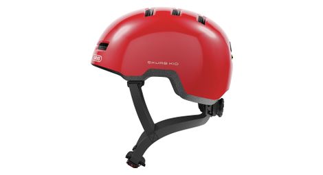 Casque bol enfant abus skurb kid rouge shiny