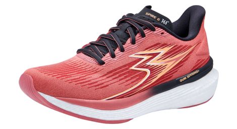 Chaussures de running 361-spire 6 mineral red/white