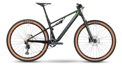 Bmc fourstroke lt twee volledig geveerde mtb shimano slx 12s 29'' diep bosgroen zwart 2023