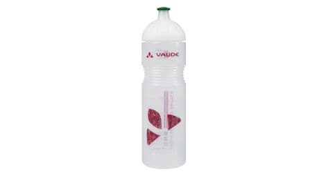 Bidon vaude bio 0,75l (vpe15) transparent rouge